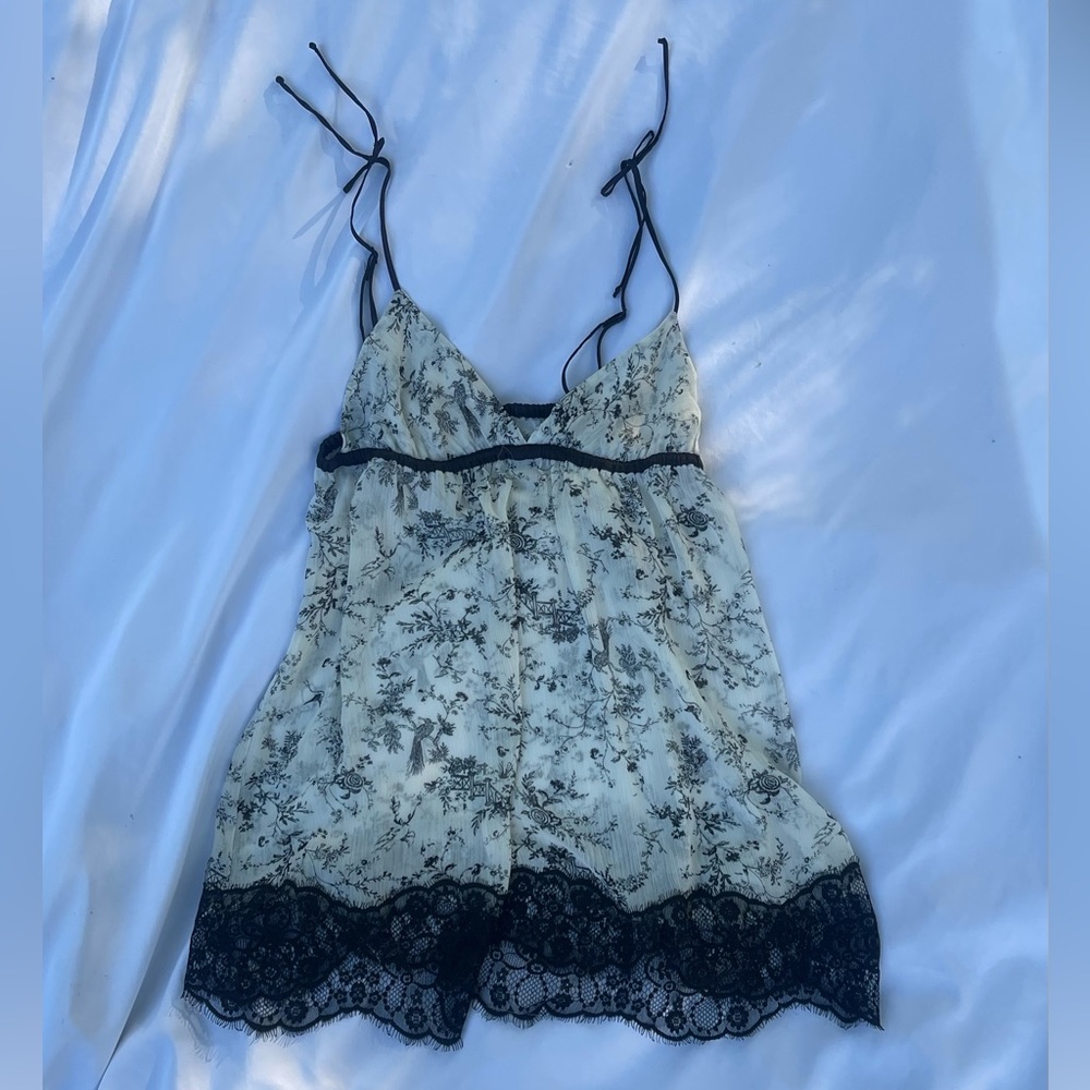 Vintage floral slip dress